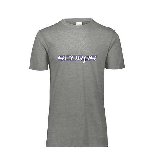 [FTSCUBGY-AS-LOGO2] Decker Men's Tri-Blend T-Shirt - Short Sleeve (Adult S, Gray, Logo 2)