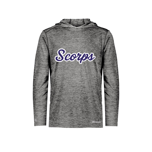 [FOLHCGBK-AS-LOGO3] Decker Men's Charge Hoodie (Adult S, Black, Logo 3)